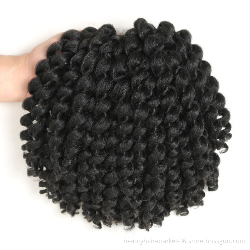 wholesale cheap synthetic hair spring wand curl crochet braid hair